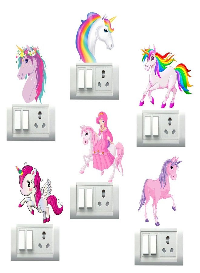 Sticker Studio ملصقات وشعارات لوحة مفاتيح يونيكورن من ستيكر ستوديو، مصنوعة من الفينيل متعدد الألوان (30 سم × 25 سم) - Image 3
